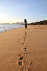 Image showing Landscape on beach