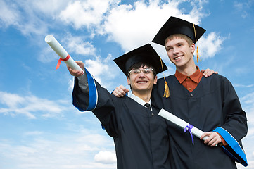 Image showing two graduate students