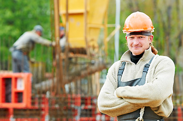 Image showing construction builder worker