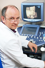 Image showing ultrasound medical doctor