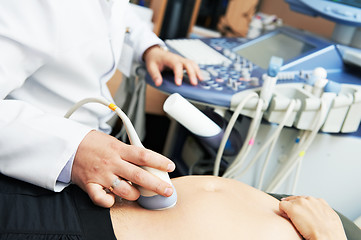 Image showing ultrasonic medicine examination