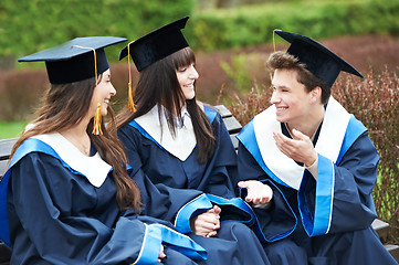 Image showing happy graduation students