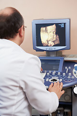 Image showing ultrasound medical doctor