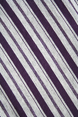 Image showing Grey and lilac strips on the fabric as background 