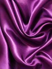 Image showing Smooth elegant lilac silk can use as background 