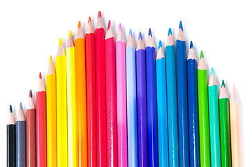 Image showing Multicolored pencils