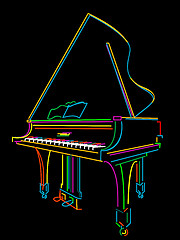 Image showing Grand piano