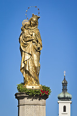 Image showing Maria Statue Tutzing