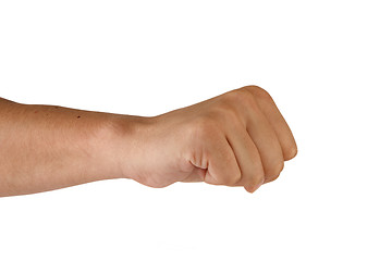 Image showing man hand fist