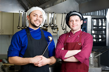 Image showing chefs with scoop