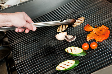 Image showing vegetables frying