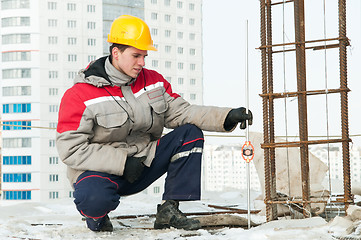 Image showing Surveyor at work
