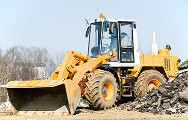 Image showing front end loader machine