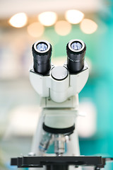Image showing eyepiece of microscope