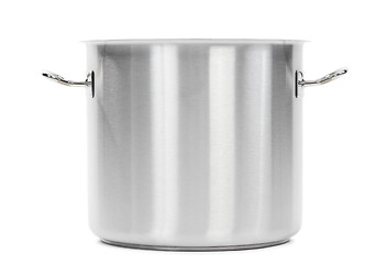 Image showing metal cooker pot isolated