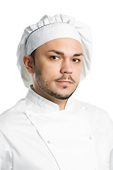 Image showing Face portrait of chef isolated