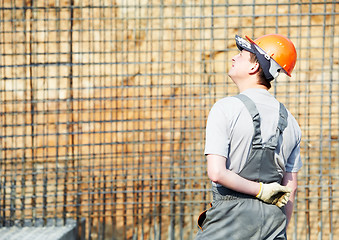 Image showing construction worker builder