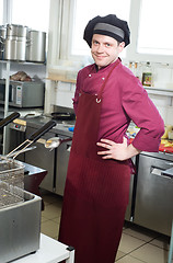 Image showing chef with scoop