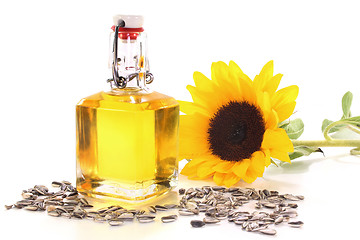 Image showing Sunflower oil