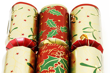 Image showing Christmas Crackers