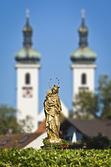 Image showing Maria Statue Tutzing