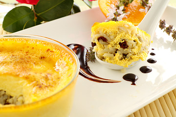 Image showing Baked Rice Custard