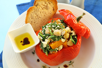 Image showing Baked Stuffed Pepper