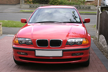 Image showing front of a bmw car