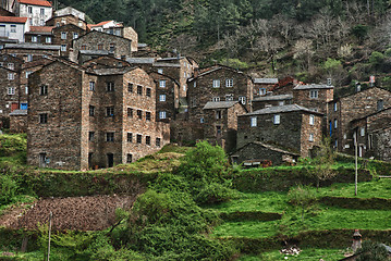 Image showing Old moutain village in Portugal