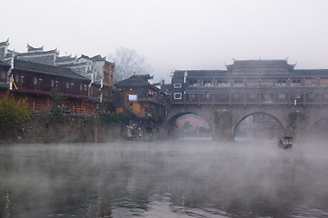 Image showing China river landscape