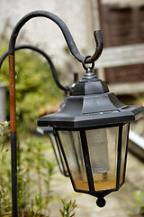 Image showing solar powered garden lighting