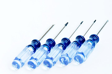 Image showing Special screw drivers