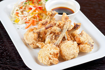 Image showing Fried chicken wings