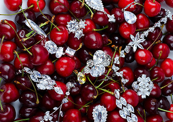 Image showing Jewels at cherries