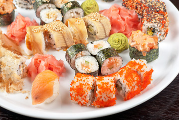 Image showing sushi set