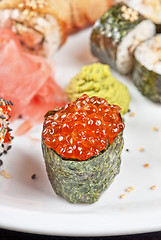 Image showing sushi set