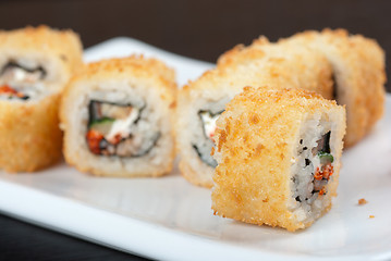 Image showing sushi rolls