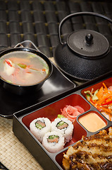 Image showing Sushi lunch