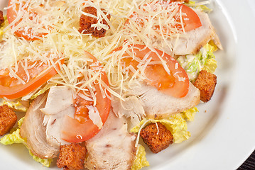 Image showing chicken meat filet salad