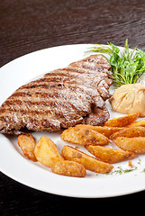 Image showing Juicy beef steak