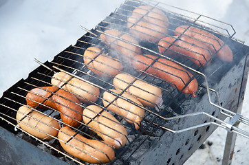 Image showing grilled sausages