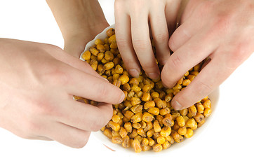 Image showing fried corn