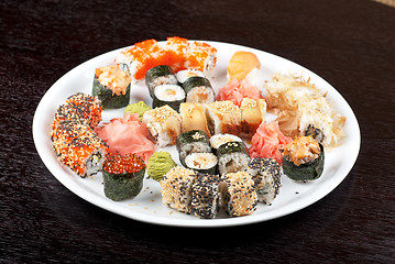 Image showing sushi set