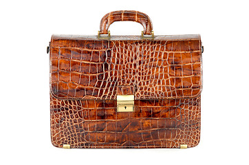 Image showing brown expensive briefcase