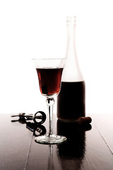 Image showing Red wine