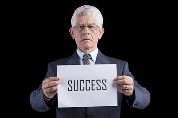 Image showing Successful senior businessman