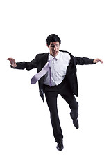 Image showing Businessman almost falling