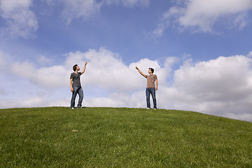 Image showing Teenager in the park