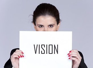 Image showing Business strategic vision