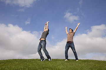 Image showing Teenager in the park